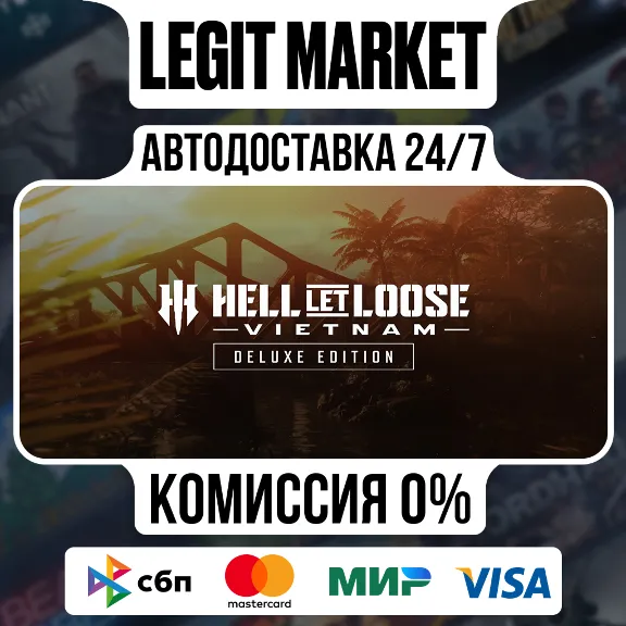 Hell Let Loose: Vietnam Deluxe Edition / Steam AUTO / RU + WORLD