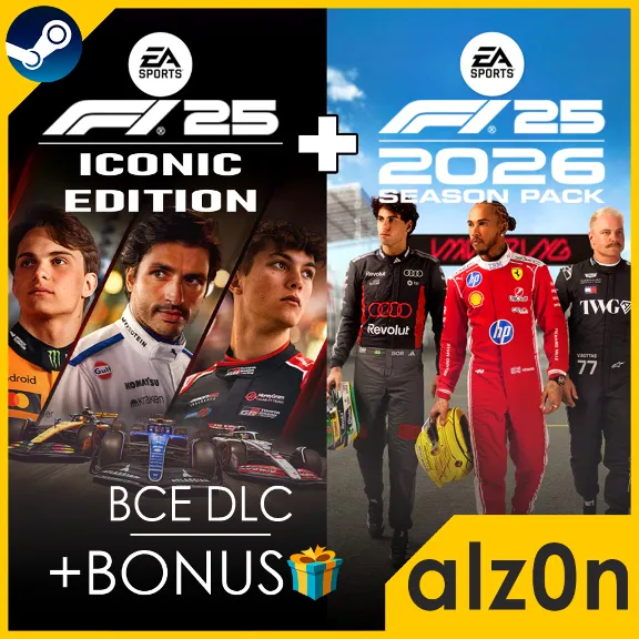 🟥F1 25 - Iconic + 2026 Season Pack・STEAM・ГАРАНТИЯ