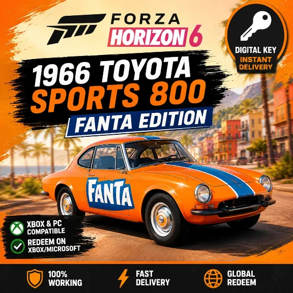 Exclusive Toyota Sports 800 Fanta Edition 1966 — Forza Horizon 6 | Xbox / PC