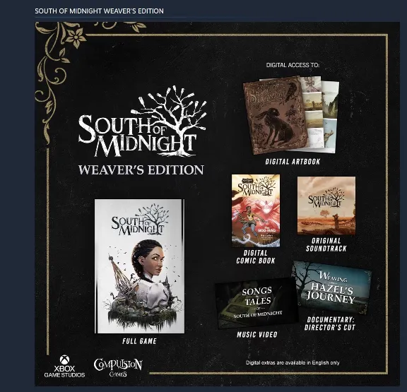 ✅ South of Midnight Weaver&acute;s Edition XBOX SERIES X|S PC Key 🔑