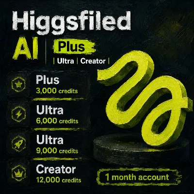 Higgsfield AI – Plus | Ultra | Creator | 1 Месяц | Приватный Аккаунт