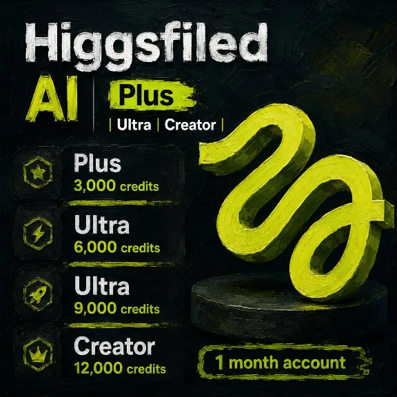 Higgsfield AI – Plus | Ultra | Creator | 1 Месяц | Приватный Аккаунт