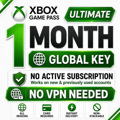 Xbox Game Pass Ultimate 1 месяц Global | Без VPN | Все Аккаунты