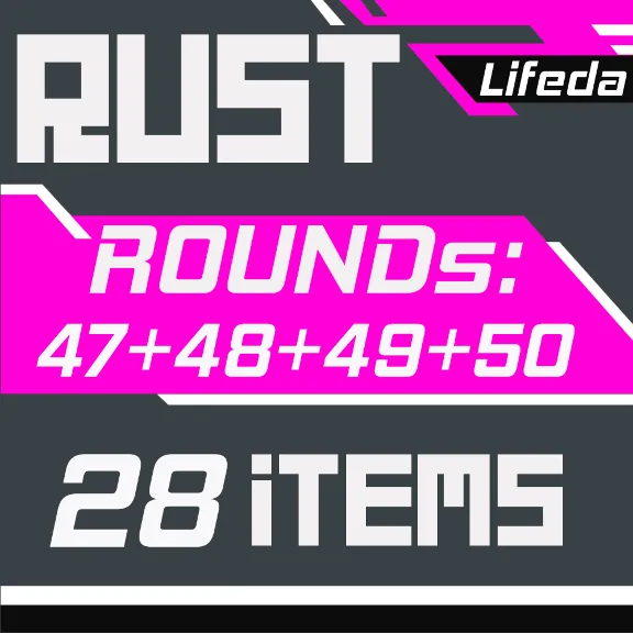 RUST 🌲【TWITCH DROPS】⚒️Round 47+48+49+50 • 28+ REWARDS • SKINS • ITEMS