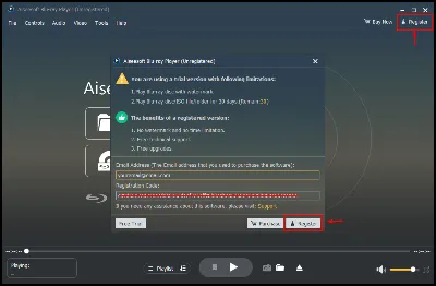Aiseesoft Blu-ray Player 1 Year Registration Code