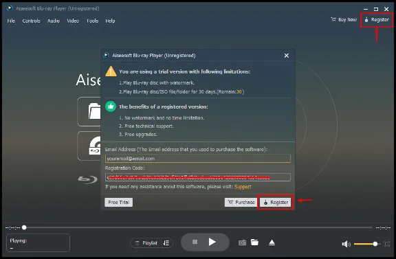 Aiseesoft Blu-ray Player 1 Year Registration Code
