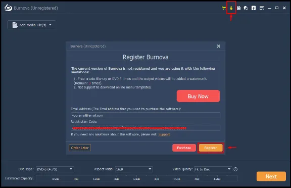 Aiseesoft Burnova 1 Year Registration Code