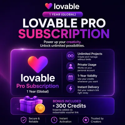 Lovable — Личный — 1 год — Тариф Lite Pro