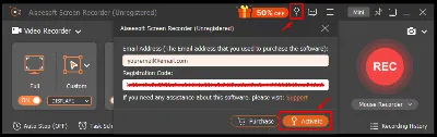Aiseesoft Screen Recorder 1 Year Registration Code