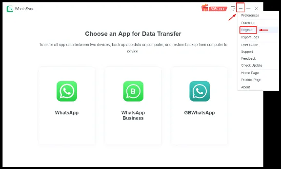 Aiseesoft WhatsSync Код регистрации на 1 год