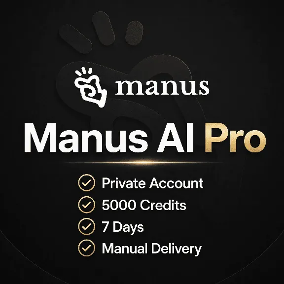 Manus - AI Agent & Automation  - 4K/5K/6K Credits - Private Account