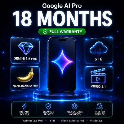 [AUTO 24/7] Google AI Pro 6 Months | Gemini 3.5 | Veo 3 | Nano Banana Pro | 5TB