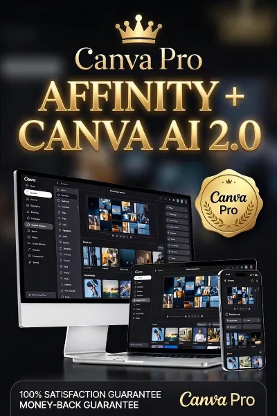Canva Pro + Affinity Suite | 6 месяцев | Официальное приглашение (приватное) [Canva A