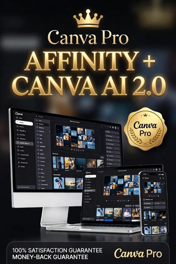 Canva Pro + Affinity Suite | 6 месяцев | Официальное приглашение (приватное) [Canva A