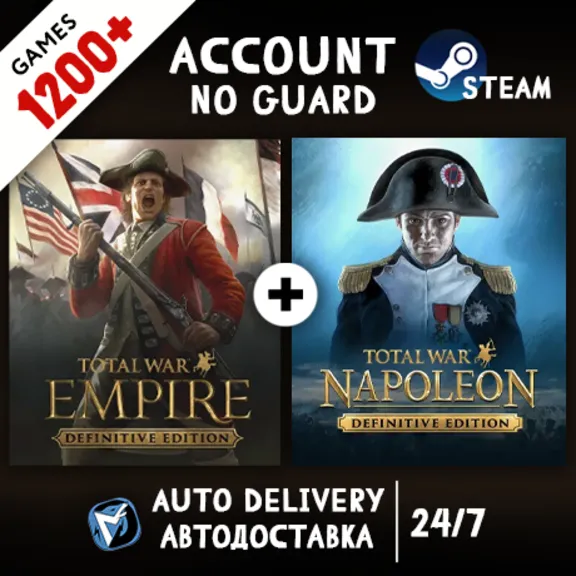 Total War: NAPOLEON-Definitive Edition + 1200 ИГР STEAM АККАУНТ
