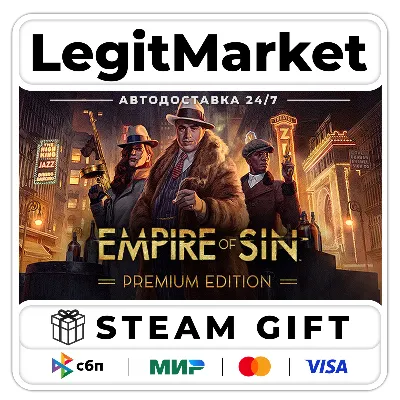 Empire of Sin Premium Edition / Steam АВТО / РУ + МИР