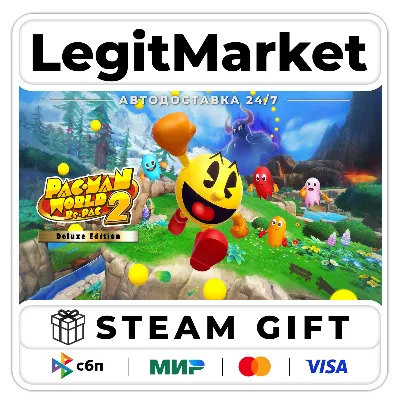 PAC-MAN WORLD 2 Re-PAC DELUXE / Steam АВТО / РУ + МИР