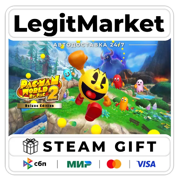 PAC-MAN WORLD 2 Re-PAC DELUXE / Steam АВТО / РУ + МИР