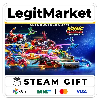 Sonic Racing: CrossWorlds DELUXE / Steam AUTO / RU + WORLD