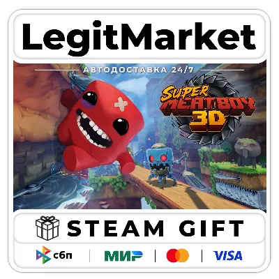 Super Meat Boy 3D / Steam AUTO / RU + WORLD