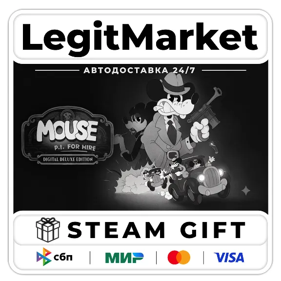 MOUSE: P.I. For Hire Digital Deluxe Edition / Steam АВТО / РУ + МИР