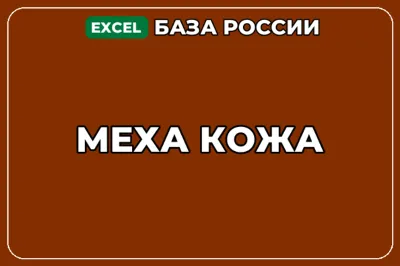 База компаний по теме Меха Кожа в России