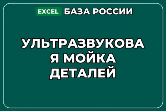 База компаний по теме Ультразвуковая мойка деталей в России