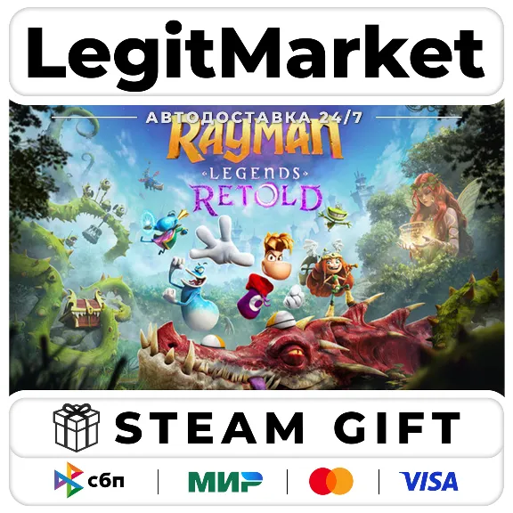 Rayman Legends Retold Standard Edition (Pre-purchase) / Steam AUTO / RU + WORLD