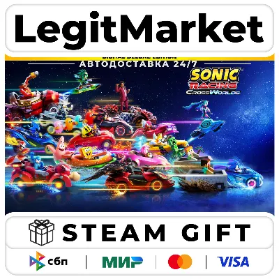 Sonic Racing: CrossWorlds DELUXE / Steam AUTO / RU + WORLD