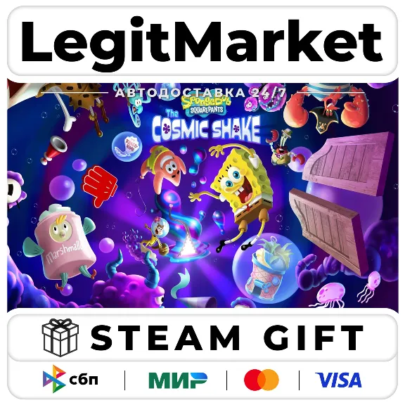 SpongeBob SquarePants: The Cosmic Shake / Steam АВТО / РУ + МИР