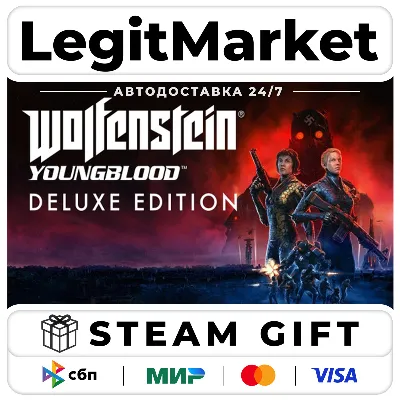 Wolfenstein: Youngblood Deluxe Edition / Steam AUTO / RU+WORLD