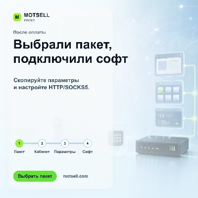 MOTSELL Proxy | HTTP/SOCKS5 прокси для доступа к веб-ресурсам