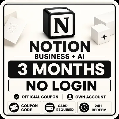 [NO LOGIN] Notion Business + AI 3 Months | Official Coupon