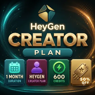 🔥 HeyGen Creator Plan | 1 Month | Official Access | Best Price | Fast Delivery