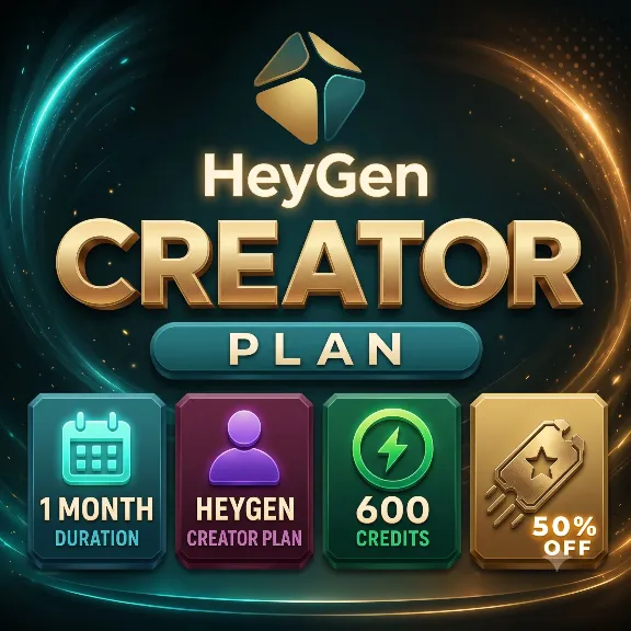 🔥 HeyGen Creator Plan | 1 Month | Official Access | Best Price | Fast Delivery