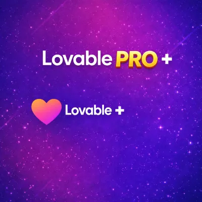 🚀Lovable AI Pro | Private Account | 105 Credits
