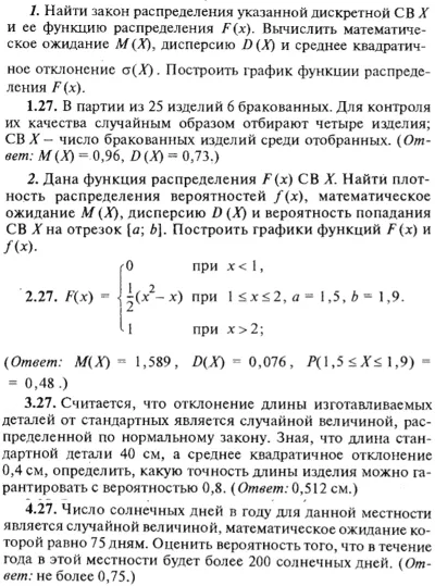 ИДЗ Рябушко 18.2 Вариант 27
