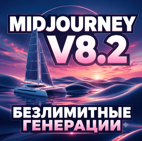 MIDJOURNEY V8.2 ПОДПИСКА БЕЗЛИМИТНЫЕ ГЕНЕРАЦИИ