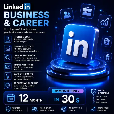 LinkedIn Premium 12 месяцев — активация бизнес-аккаунта и аккаунта для карьерного рос