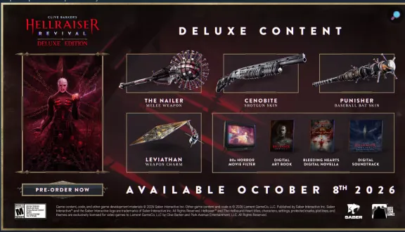 Clive Barker&acute;s Hellraiser: Revival Deluxe Edition steam