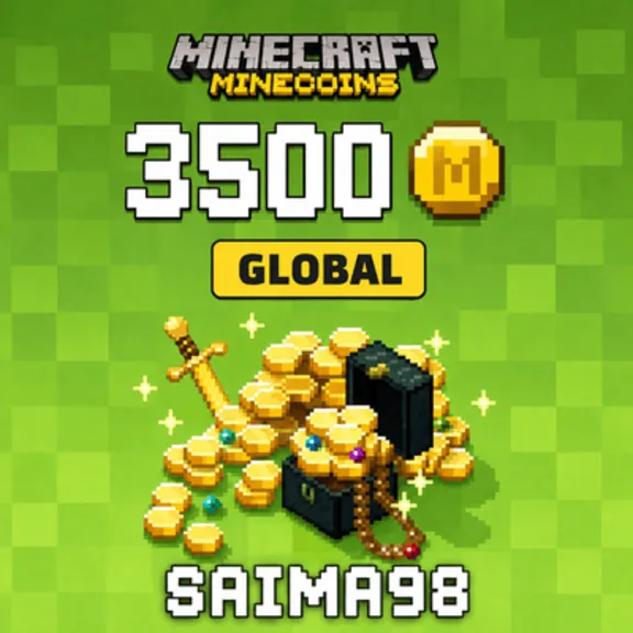Подарочная карта Minecraft Minecoins 3500-7000 (глобальная)