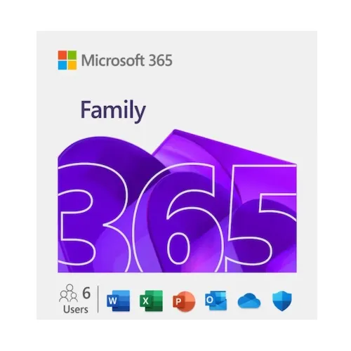 Microsoft Office 365 Family — 6 пользователей, 1 год
