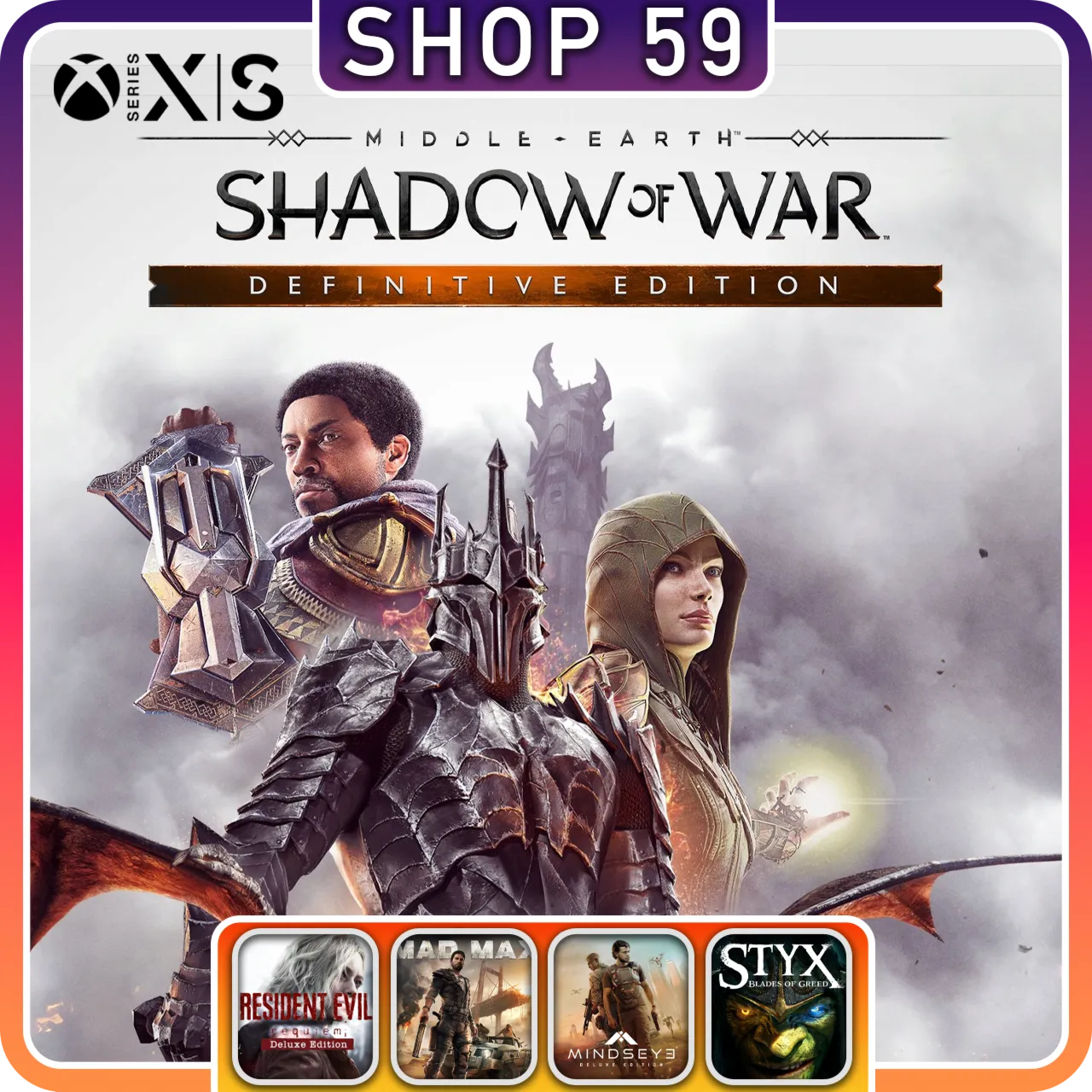 Middle Earth Shadow Of War XBOX + 5 ТОП ИГРЫ (аренда) - irongamers.ru