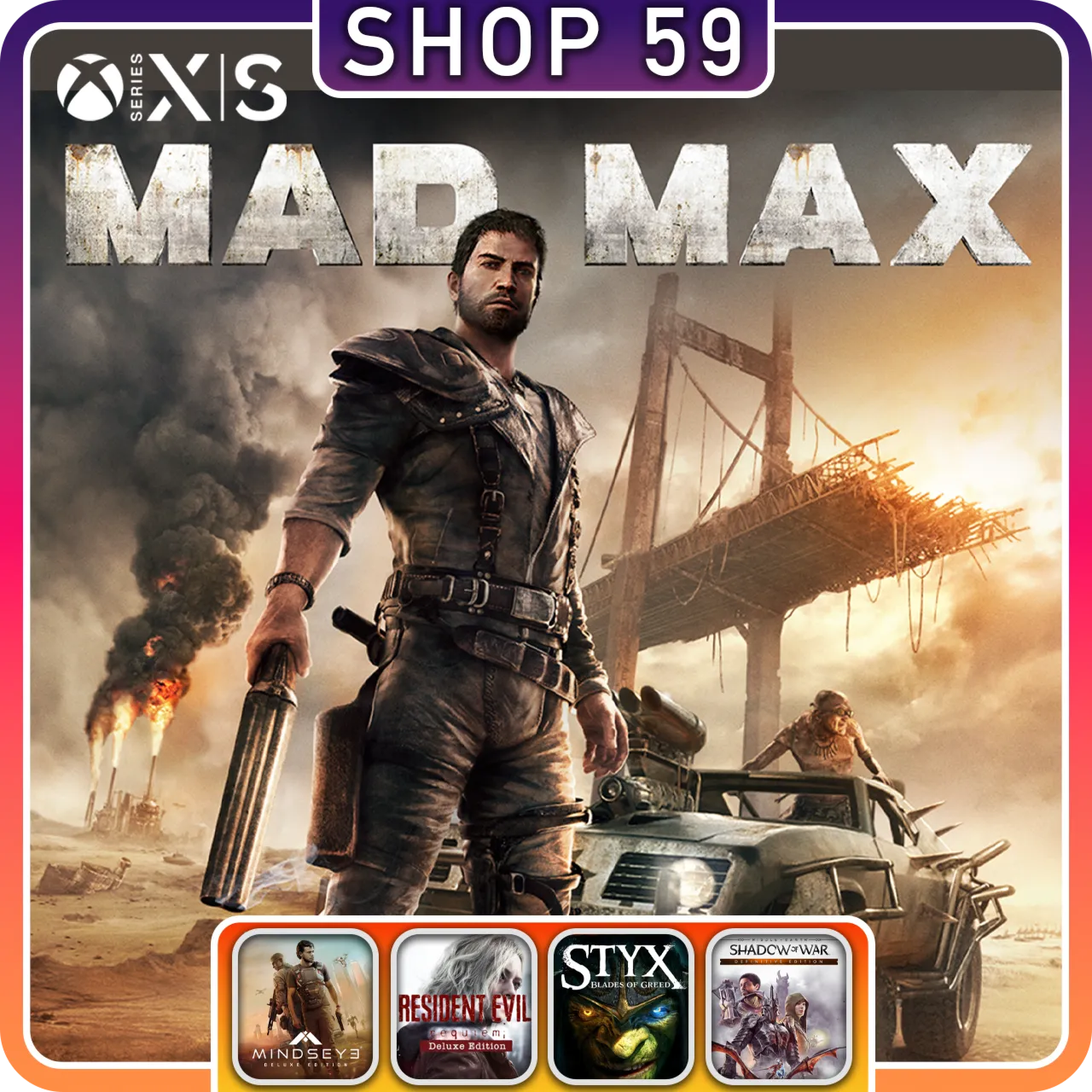 Mad Max XBOX + 5 ТОП ИГРЫ (аренда)