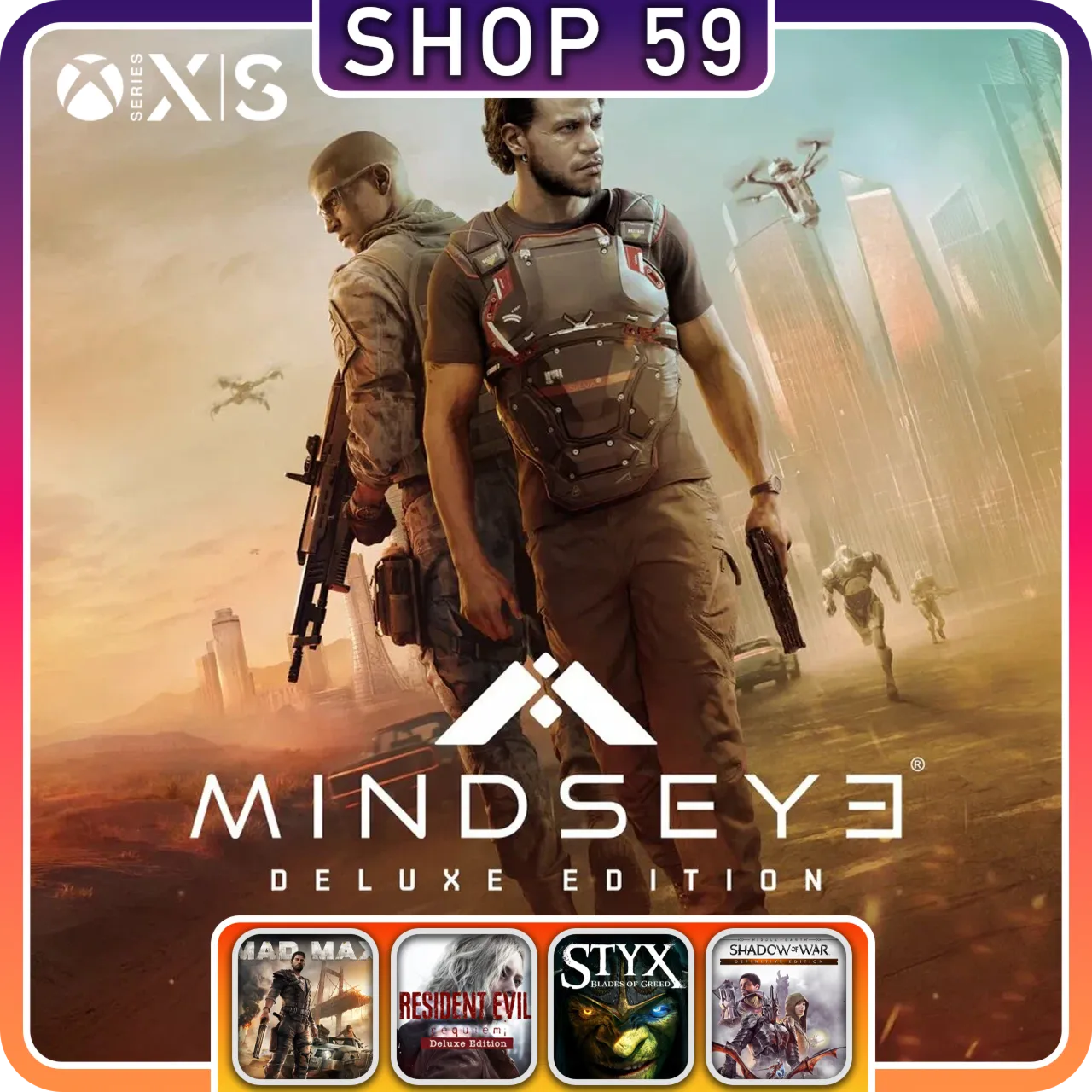 Mindseye Deluxe Edition XBOX + 5 ТОП ИГРЫ (аренда)
