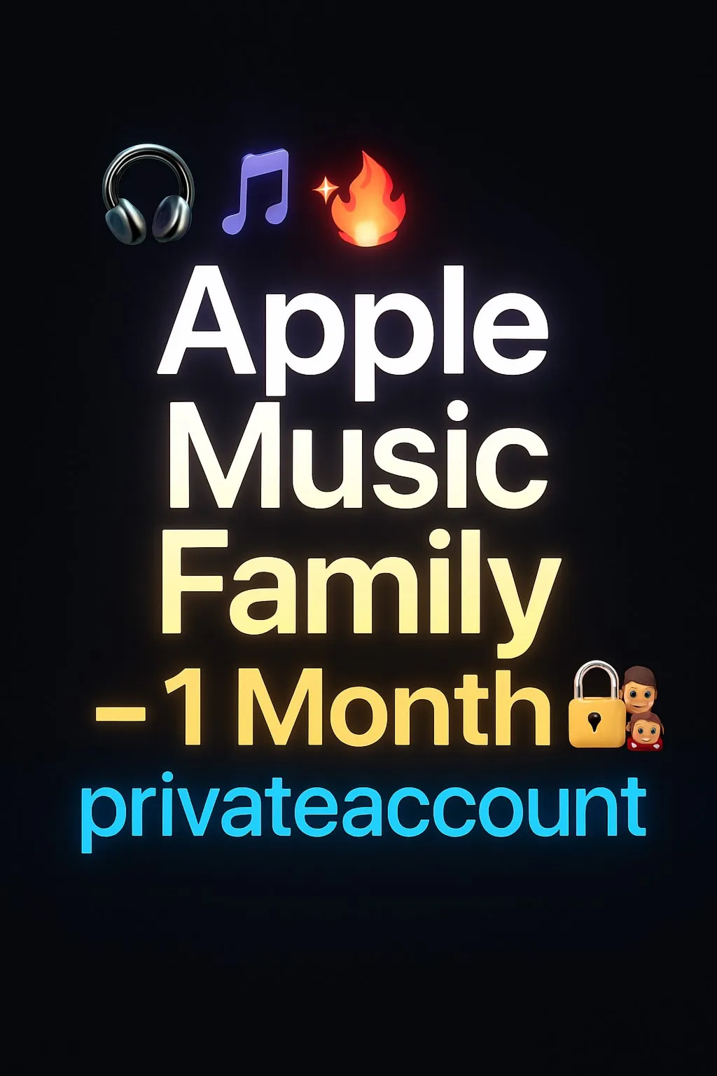 🎧 🎵 ✨ 🔥 Apple Music Family🎶 – 1 Месяц🎶 личный аккаунт  🔒 👨 ‍👩 ‍👧 ‍👦 💥 💯 