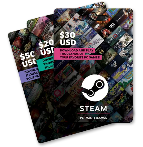 🎮 Steam Gift Card США 🇺 🇸 | $20-$50 | US Регион | Быстрая доставка