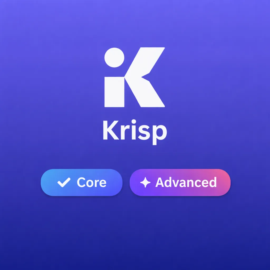 Подписка Krisp AI Core/Advanced 1/12 месяцев | Обновление/Продление + Лучшие цены/Гар