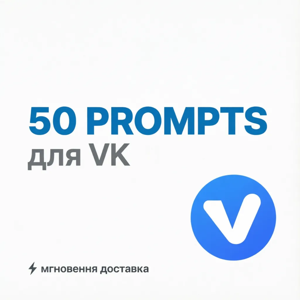 50 промптов для ВКонтакте
