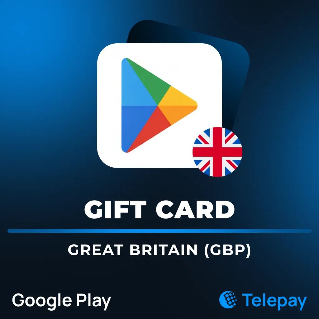 Google Play подарочная карта | Великобритания (Англия) | GBP